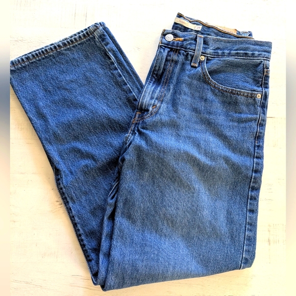Levi's 94 Baggy Women's Jeans 29 Straight Wide Leg High Rise - Picture 1 of 11